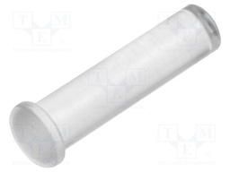 Fibre for LED; round; Ø5mm; Front: convex; straight