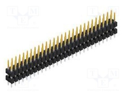 Connector: pin strips; pin header; male; PIN: 56; 2.54mm; THT; 2x28