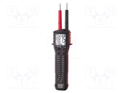 Tester: voltage indicator; LCD (1999),with a backlit; VAC: 1000V
