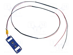 Extension cable; free end x2,plug type T; Len: 0.6m
