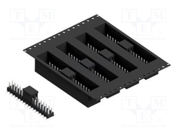 Connector: pin strips; pin header; male; PIN: 32; 2.54mm; SMT; 2x16