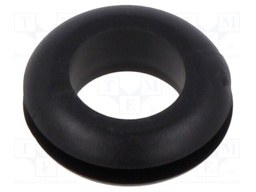 Grommet; black; UL94HB; TPR