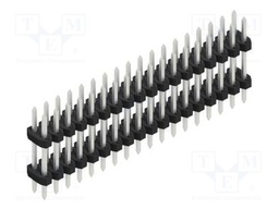 Connector: pin strips; pin header; male; PIN: 36; 2mm; THT; 2x18
