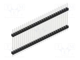 Connector: pin strips; pin header; male; PIN: 28; 2.54mm; THT; 1x28