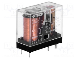 Relay: electromagnetic; SPDT; Ucoil: 24VDC; 10A/250VAC; 10A/30VDC
