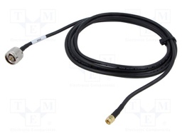 Cable-adapter; 50Ω; 3.05m; Colour: black
