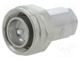 Connector: 4.3-10; for cable; straight; plug; male; 50Ω; IP67; clamp