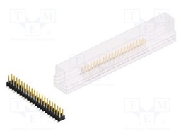 Connector: pin strips; pin header; male; PIN: 42; 2.54mm; SMT; 2x21
