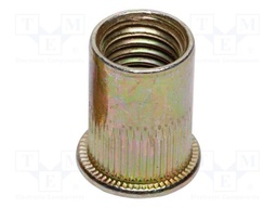 Rivet nuts; M6; steel; 20pcs.