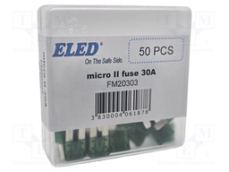 Fuse: fuse; 30A; 32VDC; automotive; 9.1mm; 9.1x3.8x15.3mm