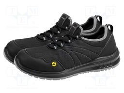 Shoes; Size: 46; black; microfiber; oils,slip,solvent