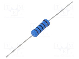Resistor: metal film; THT; 1kΩ; 3W; ±1%; Ø6.5x17.5mm; axial
