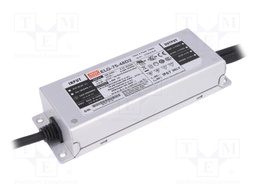 Power supply: switched-mode; LED; 76.8W; 48VDC; 1.6A; 100÷305VAC