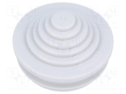 Grommet; TPE (thermoplastic elastomer); grey; -35÷60°C; UL94HB
