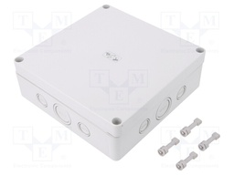 Enclosure: multipurpose; X: 180mm; Y: 182mm; Z: 63mm; TK PC; grey