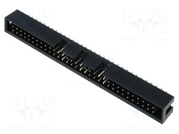 Socket; IDC; male; PIN: 64; straight; THT; gold-plated; 2.54mm