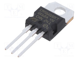 Schottky Rectifier, 150 V, 60 A, Dual Common Cathode, TO-220AB, 3 Pins, 1.05 V
