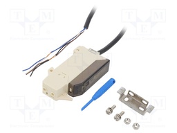 Sensor: optical fiber amplifier; PNP; Connection: lead 2m; 200mA