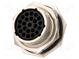 Connector: circular; Series: RT360; socket,plug; female; PIN: 23
