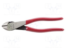 Pliers; side,cutting; handles with plastic grips; 203mm