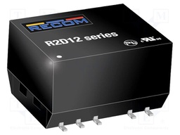 Converter: DC/DC; 2W; Uin: 10.8÷13.2V; Uout: 12VDC; Uout2: -12VDC