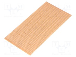 Board: universal; single sided,prototyping; W: 50mm; L: 100mm