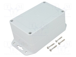 Enclosure: multipurpose; X: 80mm; Y: 120mm; Z: 60mm; ZP; ABS; gasket