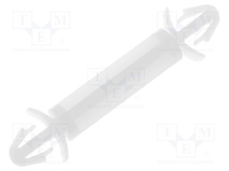 PCB distance; polyamide; L: 16mm; latch/latch; Colour: natural