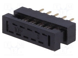 IDC transition; PIN: 10; THT; for ribbon cable; 1mm; Layout: 2x5