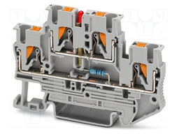 Splice terminal: rail; PT; PA; terminals: 4; W: 5.2mm; H: 68mm