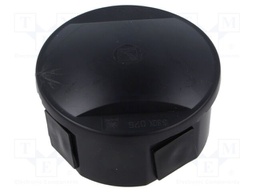 Enclosure: junction box; Ø: 84mm; Z: 40mm; ABS,polystyrene; IP44