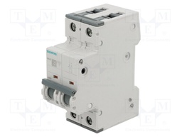 Circuit breaker; 230/400VAC; Inom: 6A; Poles: 1+N; DIN; Charact: C