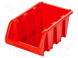 Container: cuvette; red; 390x240x180mm; TRUCK; BINEER