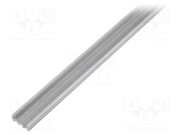 Profiles for LED modules; transparent; surface; L: 2m; aluminium
