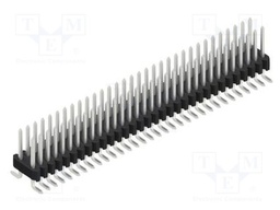 Connector: pin strips; pin header; male; PIN: 64; 1.27mm; SMT; 2x32