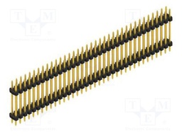 Connector: pin strips; pin header; male; PIN: 72; 2mm; THT; 2x36
