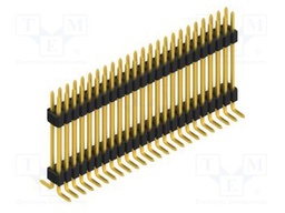 Connector: pin strips; pin header; male; PIN: 48; 1.27mm; SMT; 2x24