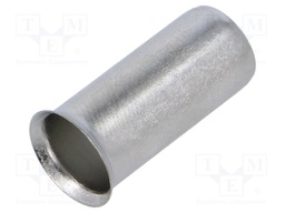 Tip: bootlace ferrule; non-insulated; copper; 50mm2; 25mm; tinned