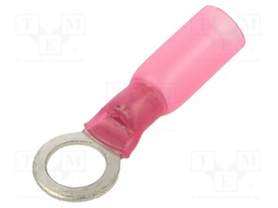 Tip: ring; M6; Ø: 6.4mm; 0.5÷1.5mm2; crimped; for cable; insulated