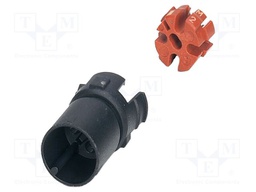 Connector: M12; contact insert; PIN: 5; 60V; straight; IP67; crimped
