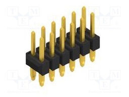 Connector: pin strips; pin header; male; PIN: 12; 2.54mm; THT; 2x6
