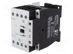 Contactor: 4-pole; NO x4; 24VDC; 25A; DIN,on panel; DILMP; -25÷40°C