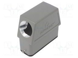 Enclosure: for HDC connectors; size D16A; for cable; for latch