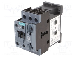 Contactor: 3-pole; NO x3; Auxiliary contacts: NO + NC; 110VAC; 17A