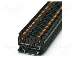 Splice terminal: rail; 10A; 12V; push-in; PA; L: 35.3mm; 0.2÷6mm2