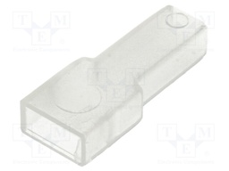 Terminals cover; female; for push-on 6.3mm connectors; ways: 1