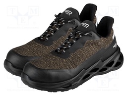 Shoes; Size: 46; brown-black; fabric; oils,slip,solvent