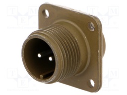 Connector: circular; Series: 97; socket; male; PIN: 2; silver plated