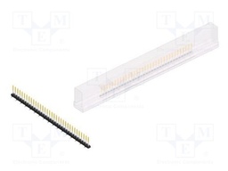 Connector: pin strips; pin header; male; PIN: 34; 2mm; SMT; 1x34
