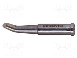 Soldering Tip, Hoof/Concave/30° Bent, 2.5 x 16 mm, Soldering Station